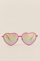 Francesca's Kids Heart Shape Sunglasses - Pink