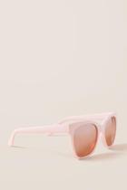 Francesca's Carah Cat Eye Sunglasses - Blush