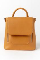 Francesca's Cindy Camel Color Backpack - Tan