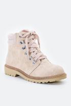Dirty Laundry By Chinese Cristal Combat Boot - Cream