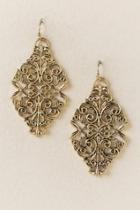 Francecas Ansley Cast Drop Earring - Silver