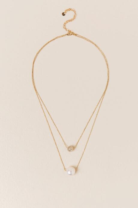 Francesca's Adi Freshwater Pearl Layered Necklace - Pearl