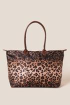 Francesca's Peyton Leopard Weekender - Leopard
