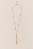 Francesca's Sophia Bar Pendant Necklace - Gold