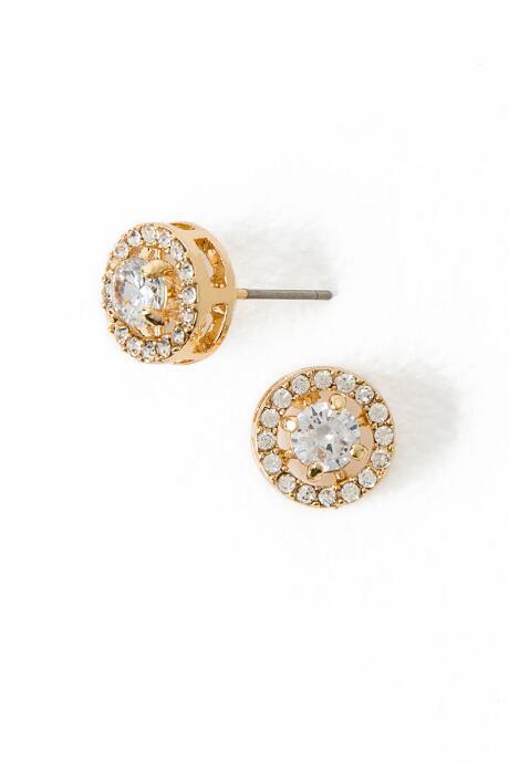Francesca's Alicia 1k Pav Wheel Stud - Crystal