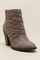 Fergalicious Whisper Woven Ankle Boot - Taupe