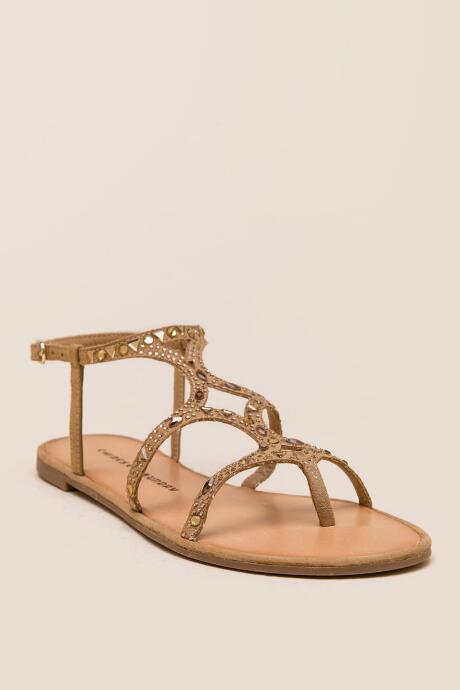 Chinese Laundry Genevieve Embellished Sandal - Camel
