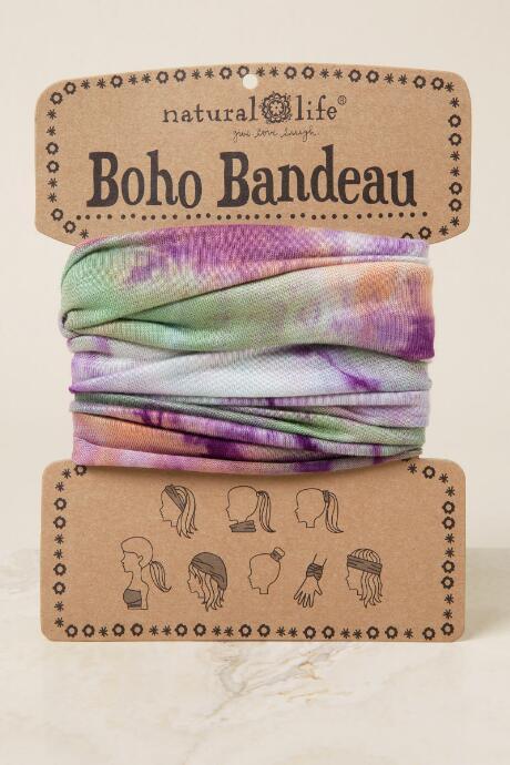 Francescas Boho Bandeau In Purple - Purple