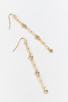Francesca's Jessie Coin Linear Earrings - Gold