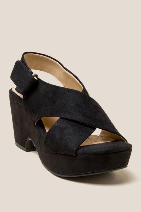 Cl By Laundry Capital Platform Wedge Heel - Black
