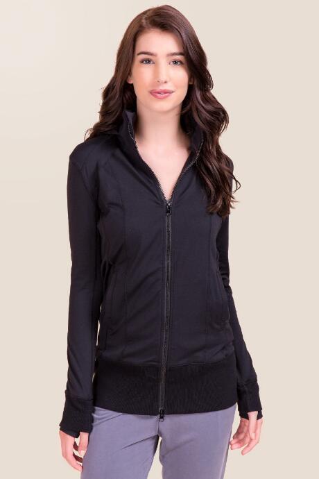Blue Rain Jordan Active Zip Up Jacket - Black