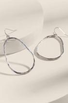 Francesca's Emmerson Open Metal Earrings - Silver