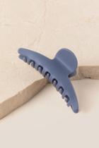 Francesca's Vivian Solid Blue Claw - Blue