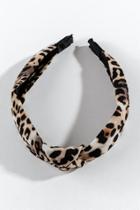 Francesca's Debra Leopard Top Knot Headband - Leopard