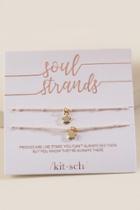 Francesca's Kitsch Soul Strand Star Bracelet - Taupe