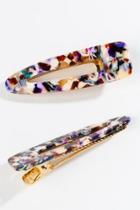 Francesca Inchess Lucy 2pk Multi Flake Barrettes - Multi