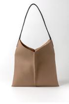 Francesca's Arianna Slouchy Tote Handbag - Taupe