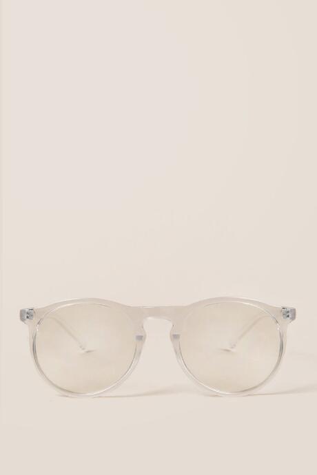 Francesca's Tammy Clear Round Glasses - Clear