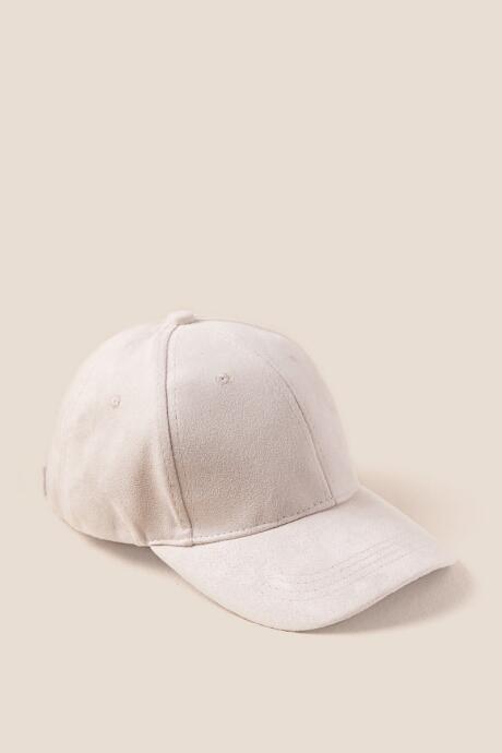 Francesca's Jennie Vegan Suede Ball Cap - Natural