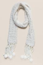 Francesca's Amice Textured Oblong Scarf - Ivory