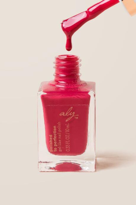 Francesca Inchess Aly Running Red Lights Nail Polish