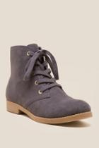 Indigo Rd Abelly Lace Up Ankle Boot - Dark Grey