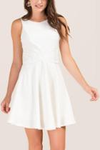 Francesca Inchess Gwenevere A-line Dress - White