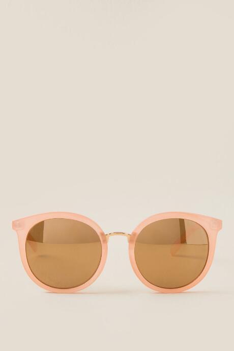 Francescas May Beth Round Sunglasses - Blush