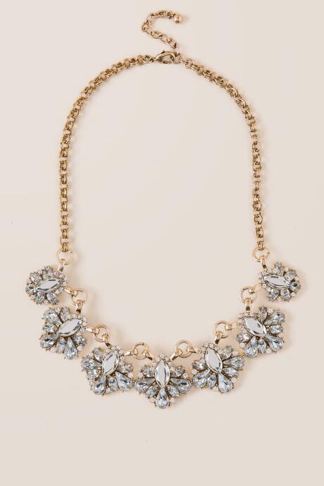 Francesca Inchess Michelle Crystal Statement Necklace - Crystal