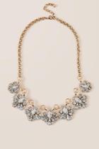Francesca Inchess Michelle Crystal Statement Necklace - Crystal