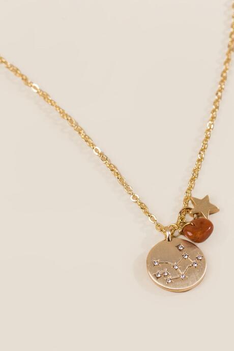 Francesca's Virgo Zodiac Charm Necklace - Gold