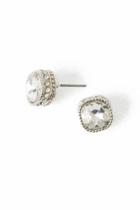 Francesca's Joana 2k Chain Trim Stud - Crystal