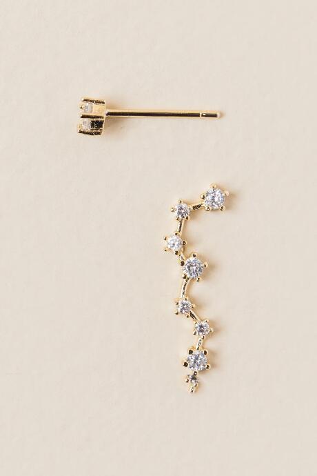 Francesca's Zenon Constellation Crawler Earring - Crystal