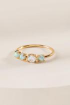 Francesca's Harper Opal Embellished Ring - Iridescent