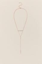 Francesca's Monica Delicate Layered Necklace - Rose/gold