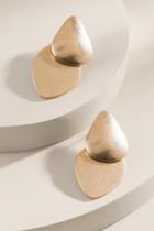 Francesca's Gianna Hinged Triangle Earrings - Gold