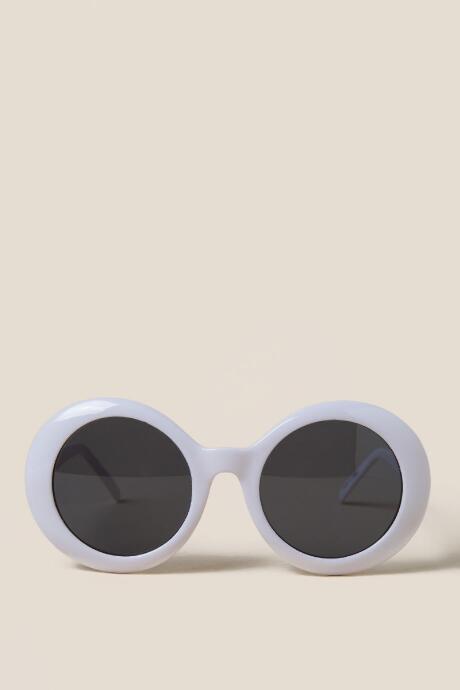 Francescas Femme Fatale Sunglasses - White