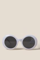 Francescas Femme Fatale Sunglasses - White