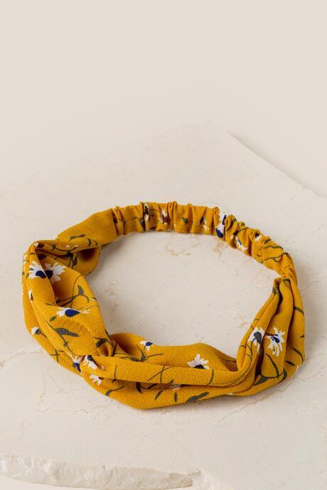Francesca Inchess Lexis Floral Headwrap - Marigold