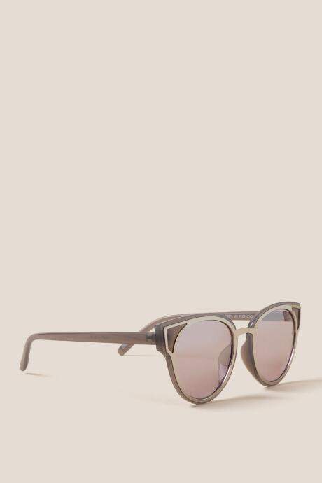 Francesca's Hidden Gem Sunglasses - Gray
