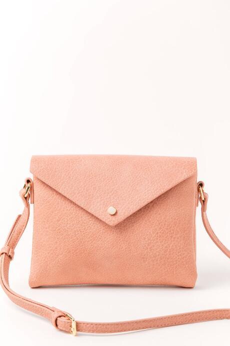 Francesca's Florence Envelope Crossbody - Rose