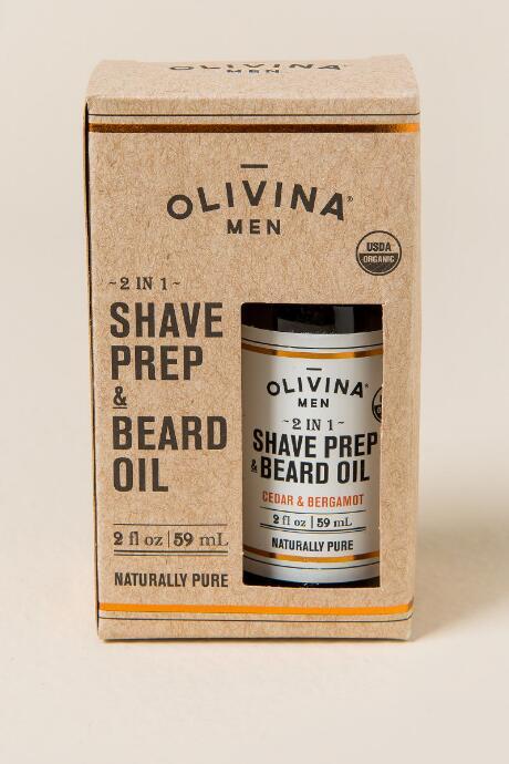 Olivina 2 In 1 Shave Prep And Beard Oil
