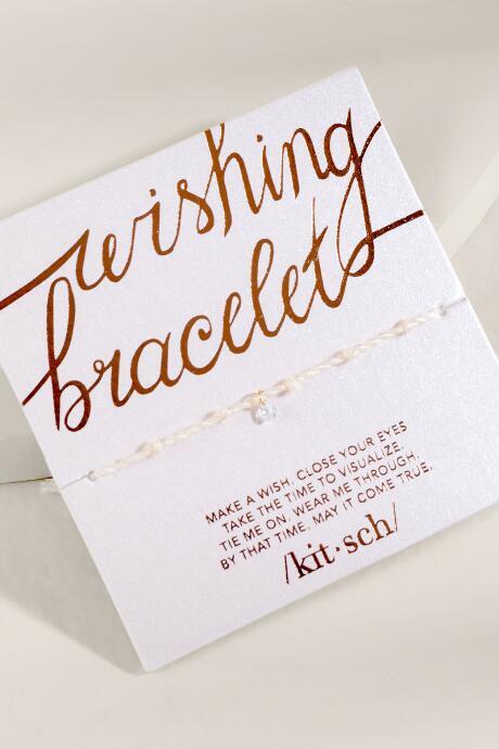 Francesca Inchess Kitsch Wishing Bracelet - Ivory