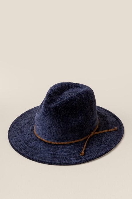 Francesca Inchess Hedi Chenille Panama - Navy