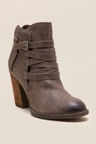 Not Rated Manto Distressed Ankle Boot - Taupe