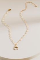 Francesca's Moriah Pearl Choker Necklace - Pearl