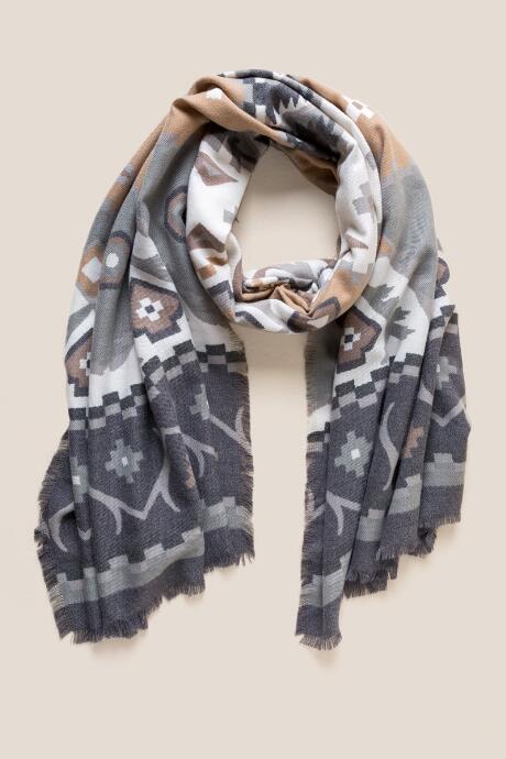 Francesca Inchess Olivia Blanket Scarf - Gray