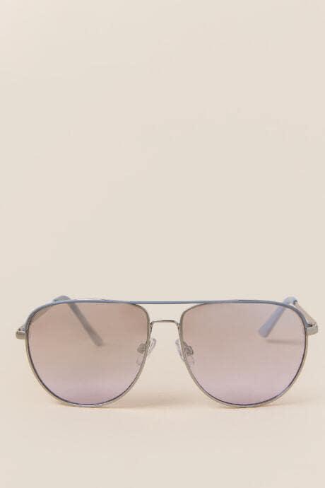 Francesca's Madison Aviator Sunglasses - Lavender