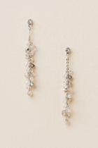 Francesca's Curated Collection Linear Earring In Silver - Silver