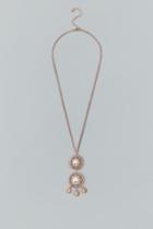 Francesca Inchess Kala Filigree Circle Pendant In Rose Gold - Rose/gold